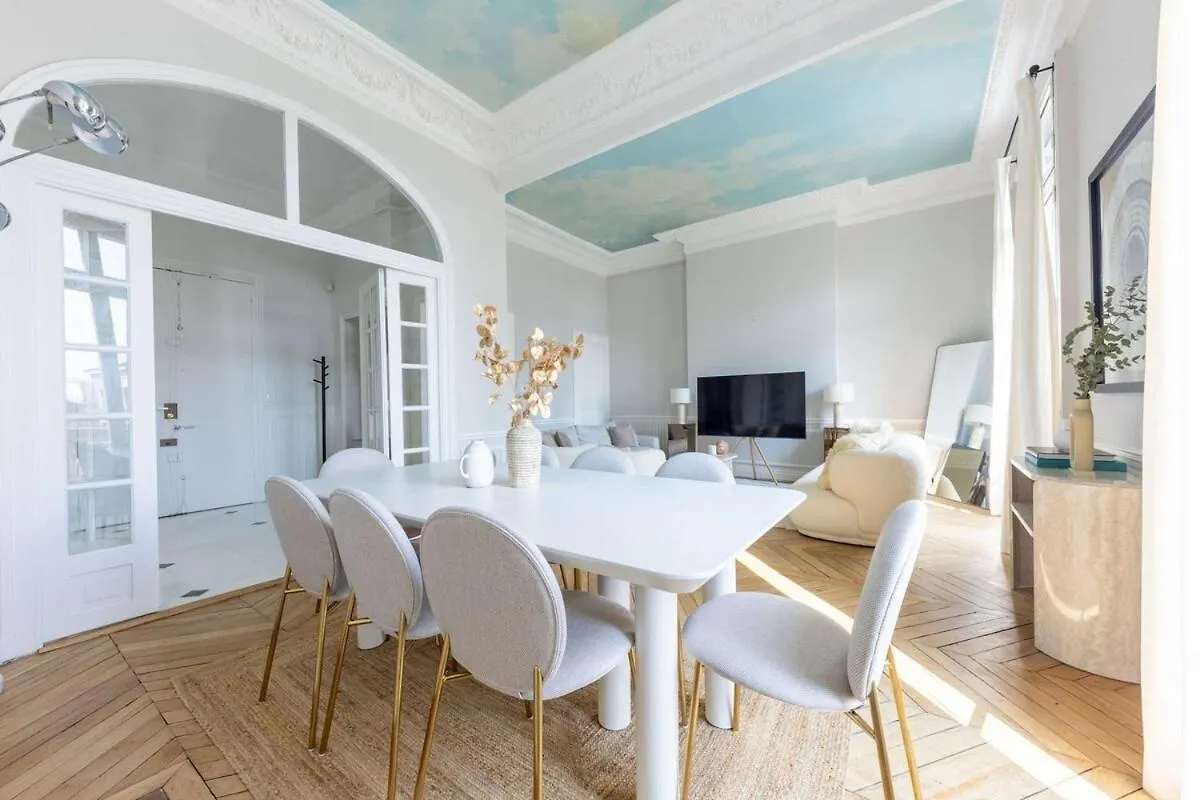 Exceptional Eiffel Tower Gem 4Bed 8P In Trocadero Apartman Párizs